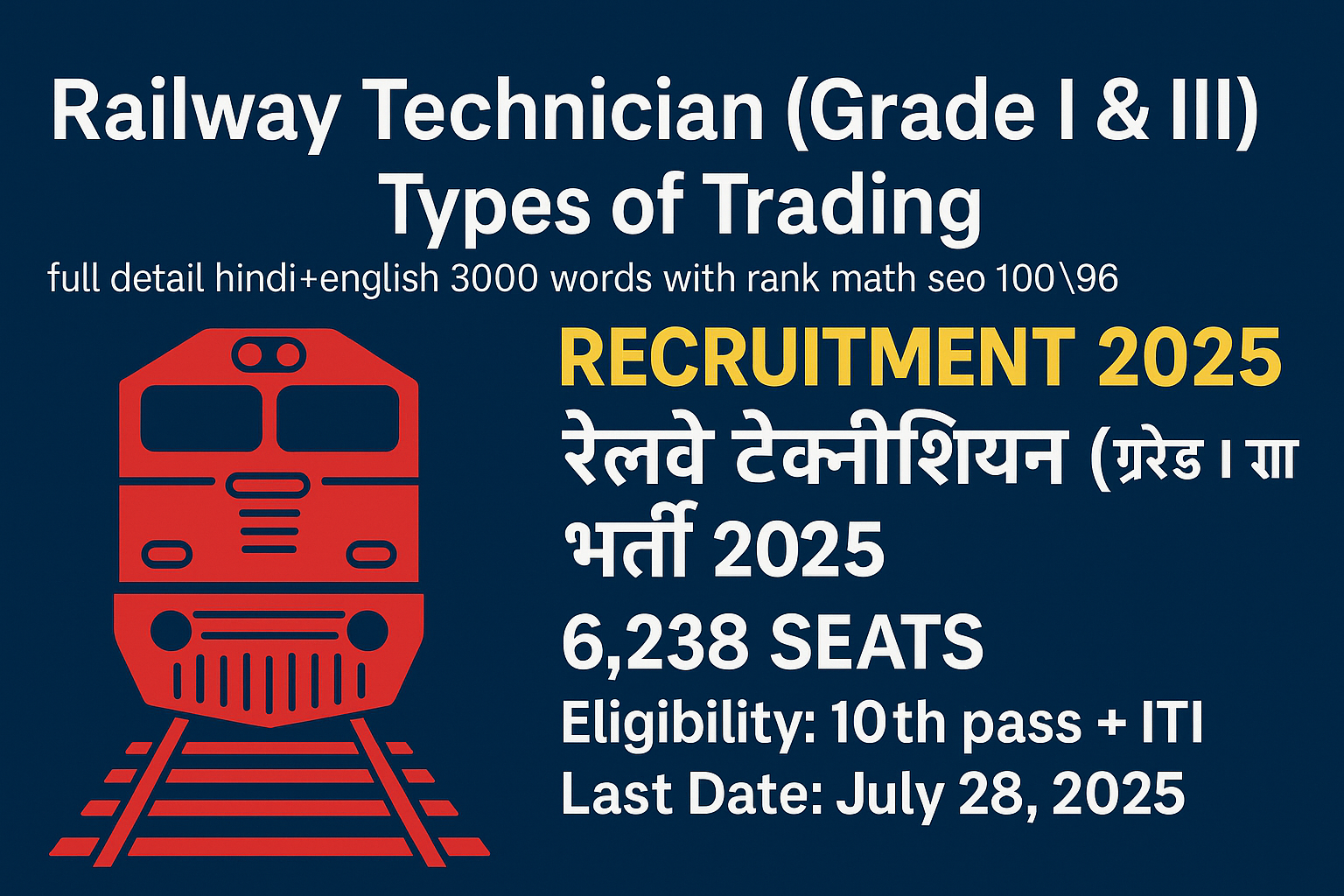 Railway Technician Bharti 2025