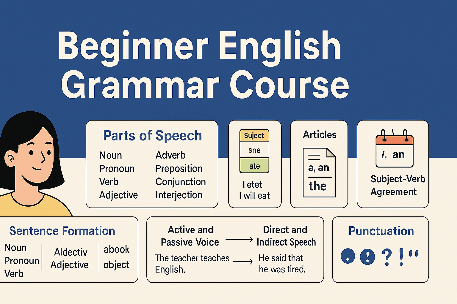 Beginner English Grammar Course