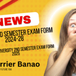 PPU UG 2nd Semester Exam Form 2024-28