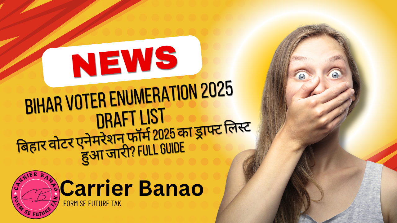 Bihar Voter Enumeration 2025